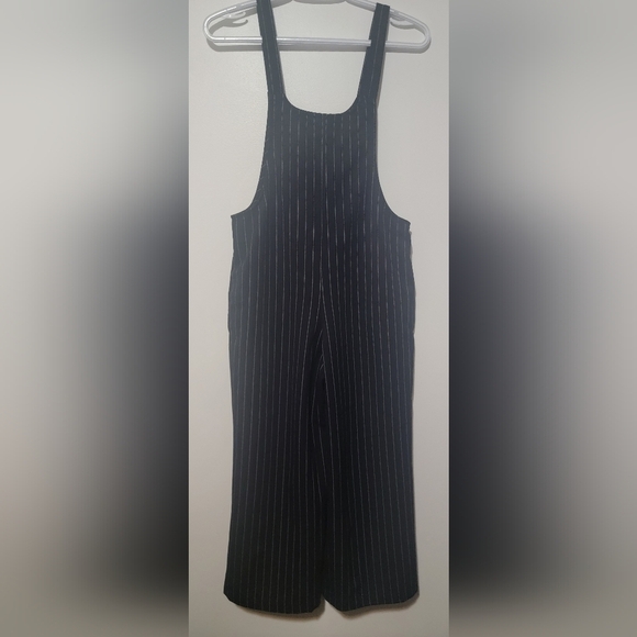 Bleuh Ciel Pinstripe Jumpsuit W/Pockets - Picture 2 of 6